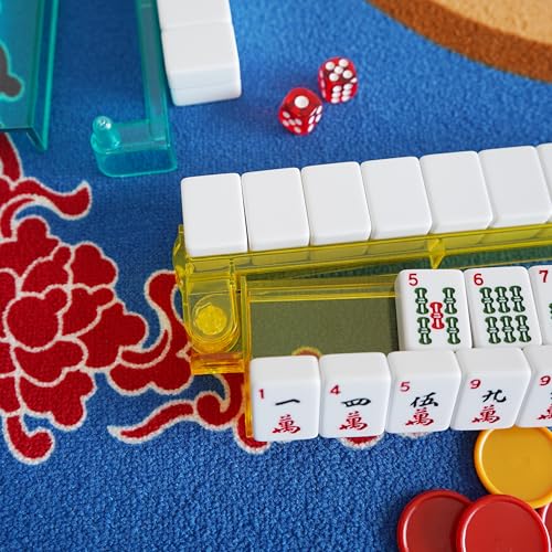 Set DNB Mahjong Rack Pusher 4 acrílicos transparentes miniatura 6