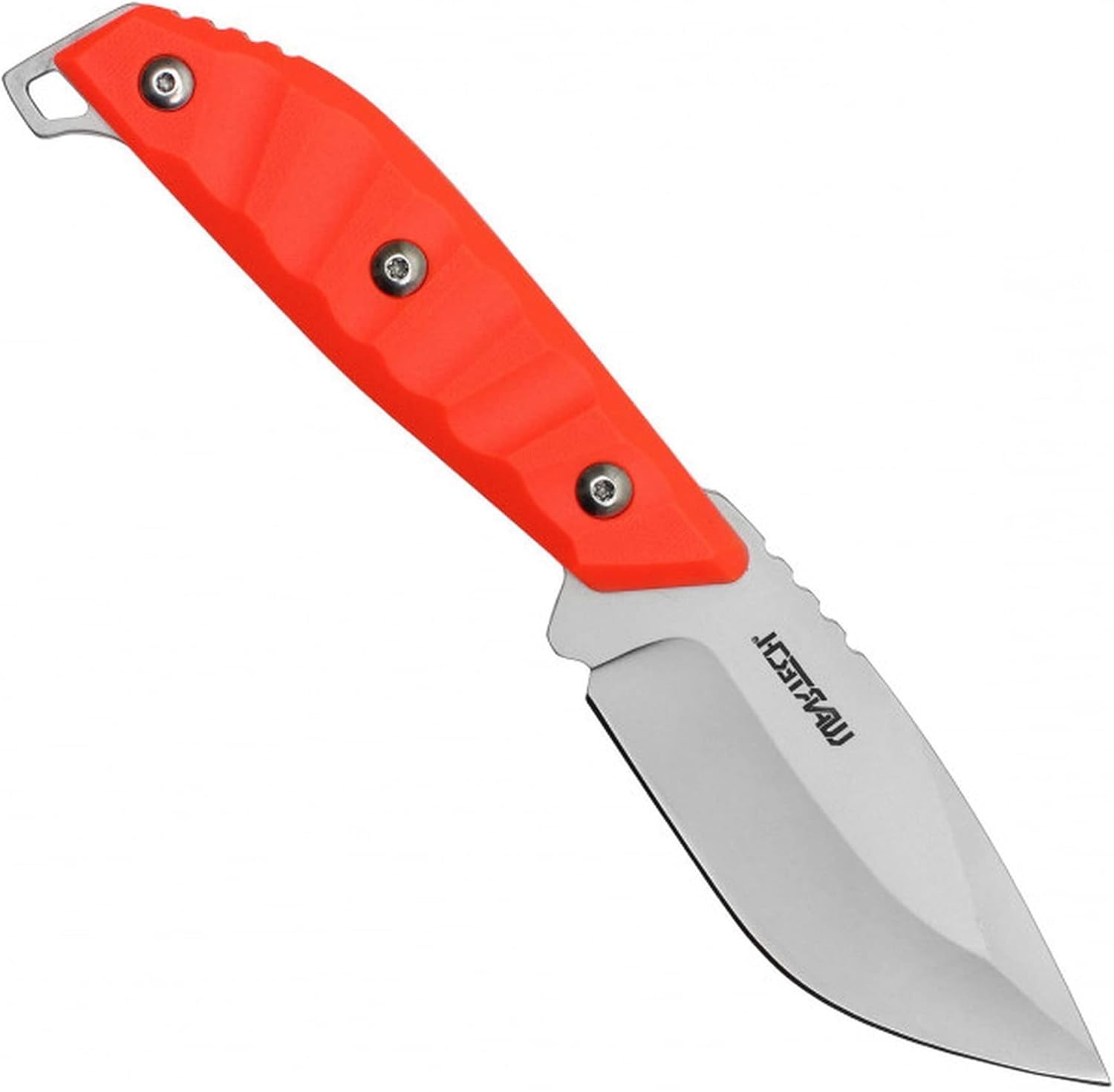 FixedBlade Knife 4in. Steel Blade Orange Handle Full
