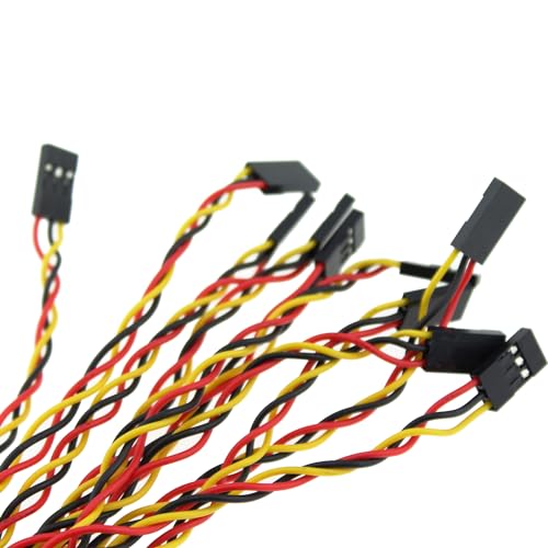 3P Conector Macho a Macho 300mm Paquete x10 miniatura 2