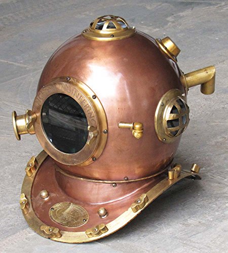 Nautical Marine Anchor Diving helmet Deep Sea Scuba Divers Helmet
