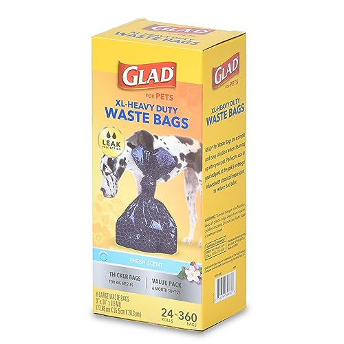 Glad FF11353 Extra Large, Heavy Duty Scented Dog Waste Bags Value Pack thumb #4