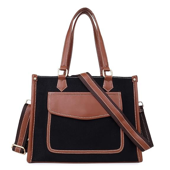 Sac fourre-tout de voyage en toile grand sac à bandoulière femme pour bureau et cours