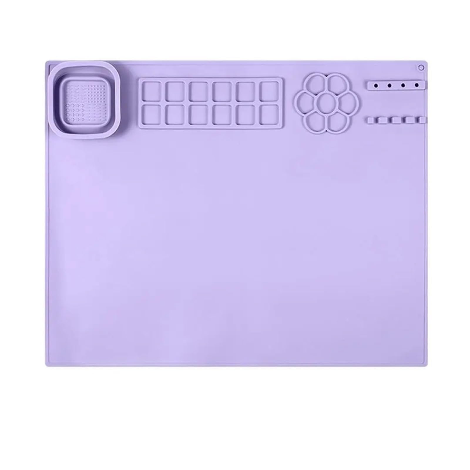 Silicone Painting Mat Silicone Painting Mat With Built-in Palette - Reusable & Washable Kids Art For Drawing For drawing