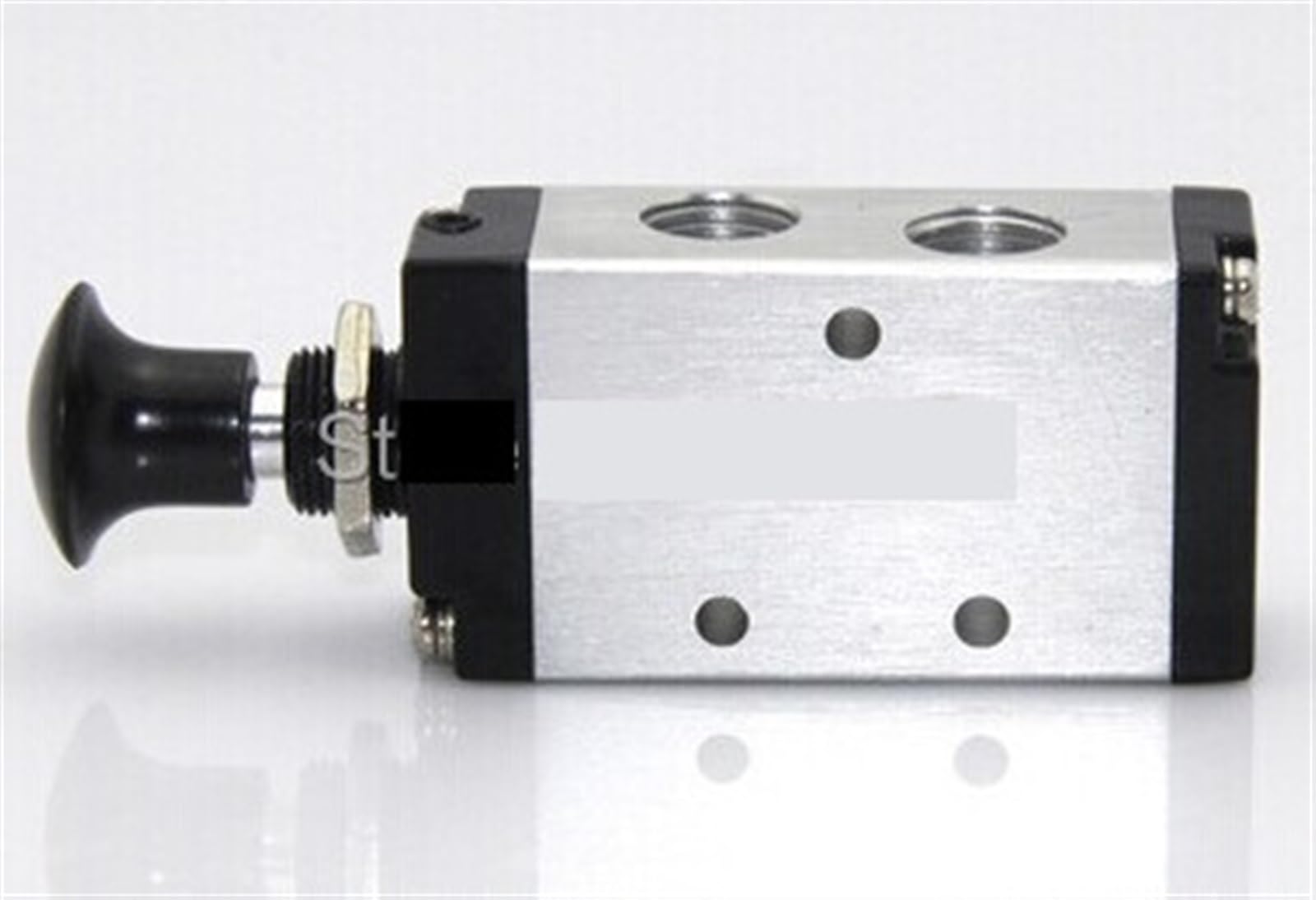 5 Port 2 Position 1/2inch Hand Operated Air Valve Hand Return Manual Control 4R410-15 1Pcs