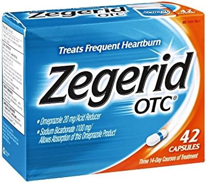 Zegerid OTC Capsules, 42-count Pack of 6