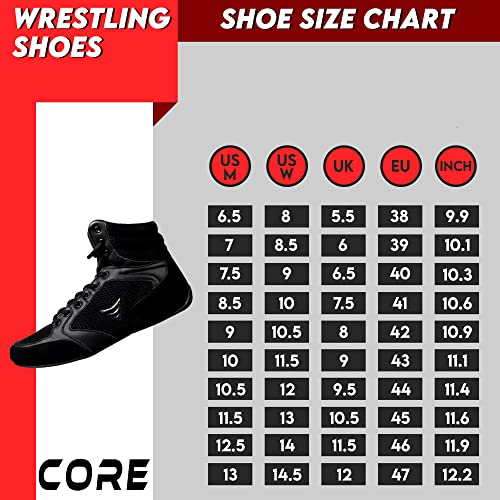 CORE Wrestling Shoes Mat Ace - Lightweight Martial Arts Boxing Shoes - Weightlifting Shoes for Deadlift - for Men and Women2