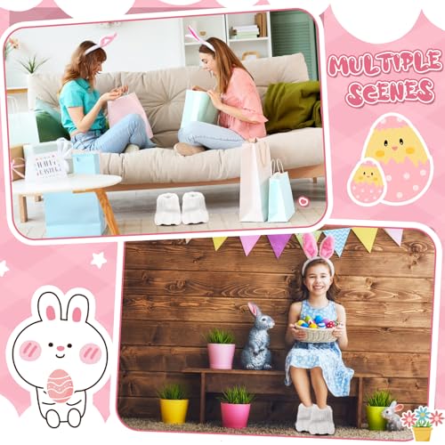 Adult Easter Bunny Boot Rabbit Foot Shoes Easter Bunny Costume Accessories Plush Rabbit Slippers for Easter4