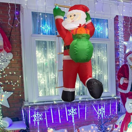 Décorations gonflables de Noël LOVIVER avec LED pour véranda festive