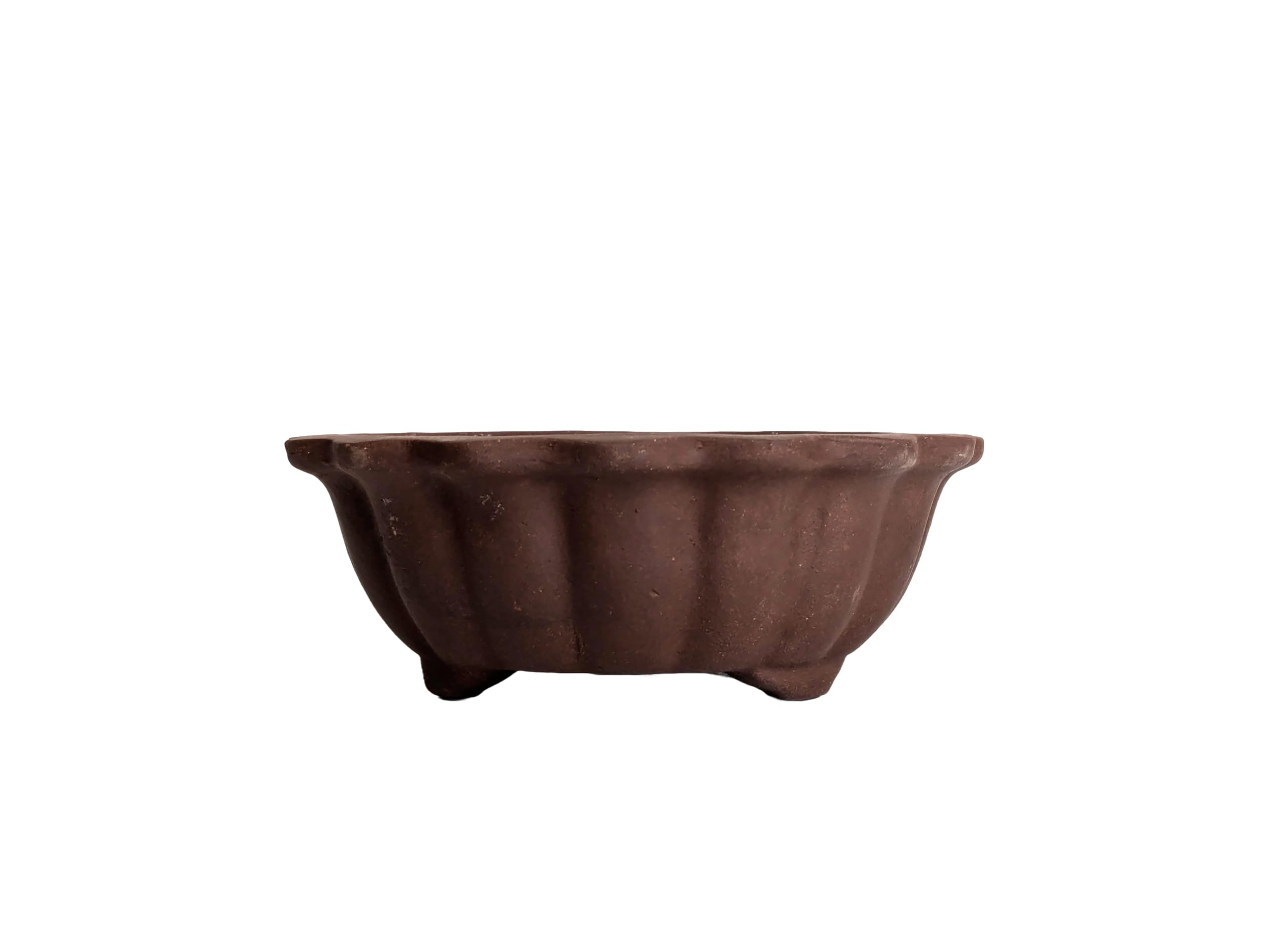 Unglazed Ceramic Bonsai Pots (Design 4, 18cm)