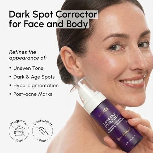 MAREE Dark Spot Remover for Face and Body – Dark Spot Corrector Serum – Hyperpigmentation, Melasma, Sun & Age Spots – Black & Brown Spot Remover for Women – Crema para Manchas Oscuras en la Cara - Image 3