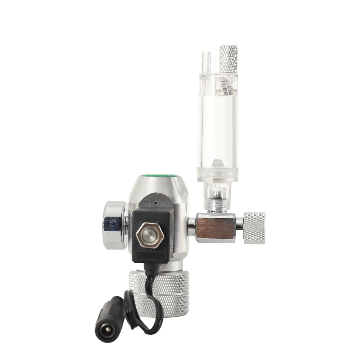 LALABU DC12V Druckminderer Bier Druckregler CO2, Druckregler CO2-Regler, CO2 Druckminderer mit Magnetventil für Bier Maschine, Bierbrauen, Bierzapfanlage,0-3000PSI