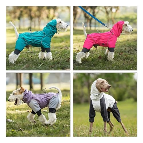 Grand imperméable pour chien XS technique et résistant rouge - 5