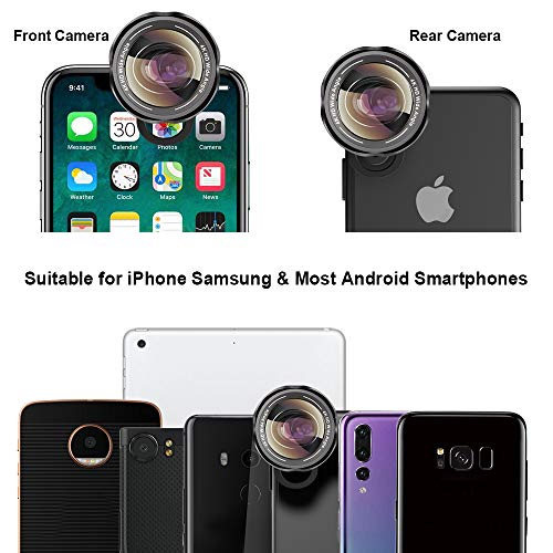 TODI 4K HD 2-in-1 120°-Weitwinkelobjektiv, 20-faches Makroobjektiv, Clip-On-Handyobjektiv, kompatibel mit iPhone… – Bild 7