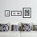 Gallery Solutions Black Wall or Tabletop Picture Double White Image 8X10 FRAME, 8