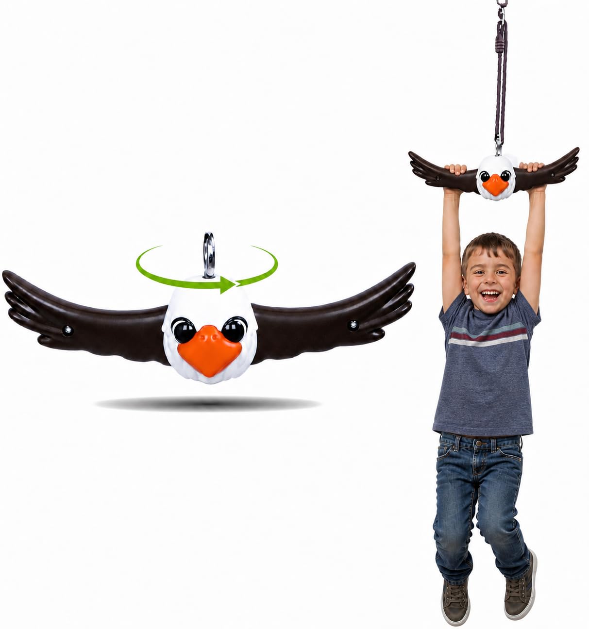 Amazon.com: Swurfer Ninja Twister Swing Spins Set - 360° Twist