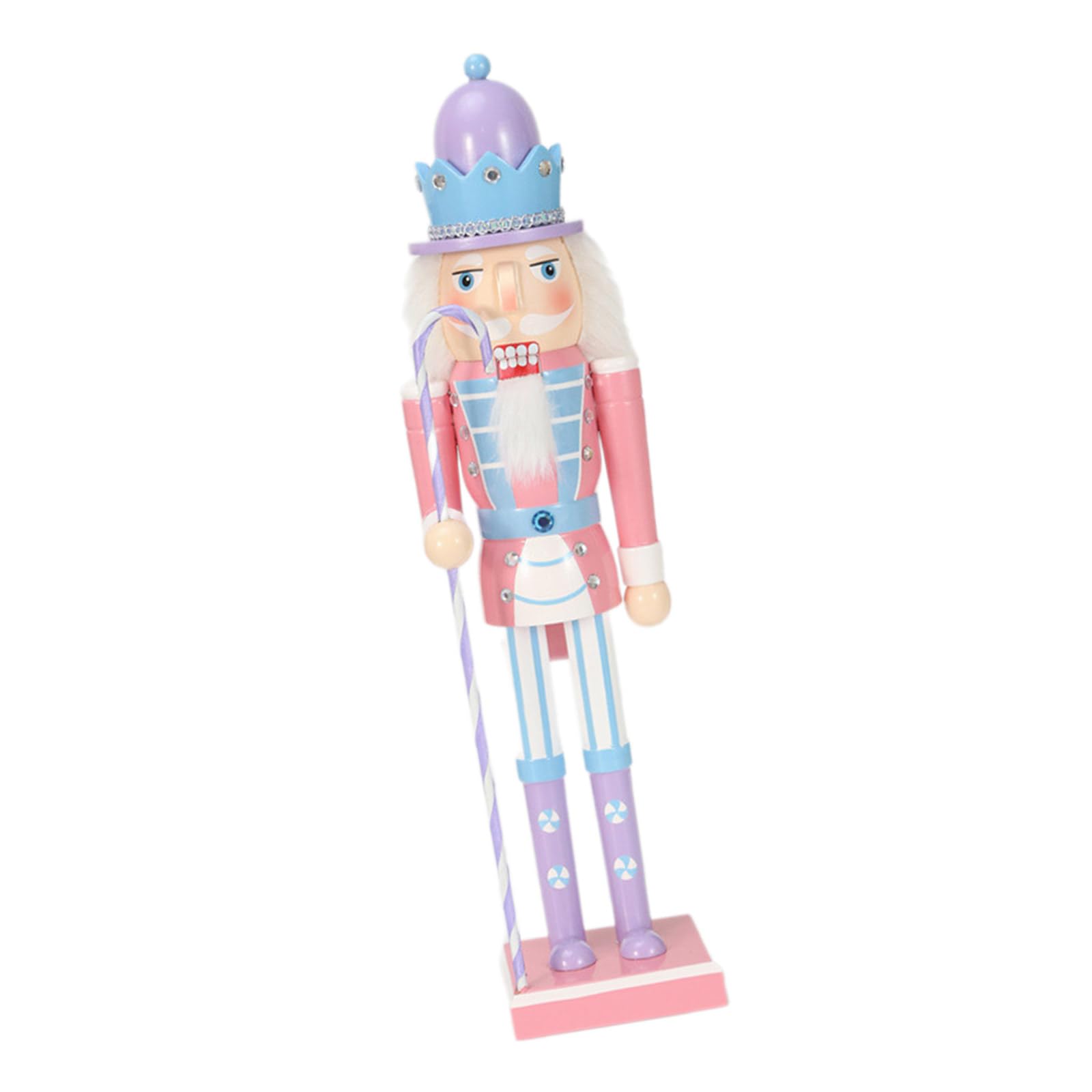 TFAOYS Unique Nutcracke Holiday Display Accent Stylish Nutcrackers Statue 50CM Tall Candy Series Ornament for Holiday Decors Collectible Nutcrackers