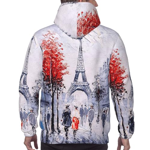 Sweat à capuche imprimé EdWal Paris pour homme sweat-shirt polyester - 4