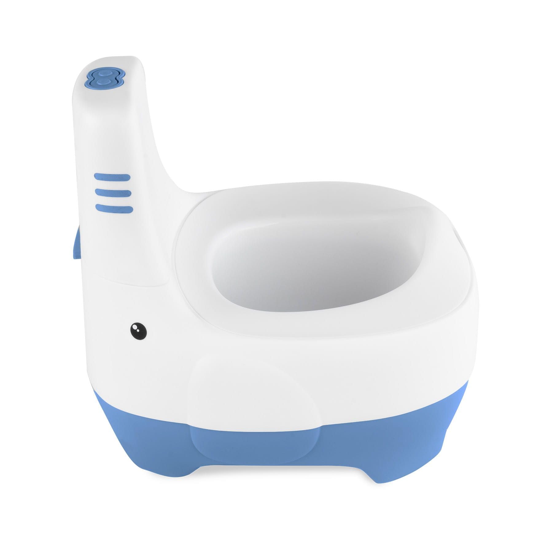 KIDWELL® Baby Töpfchen - Toilettensitz Kinder - Kidwell FINO Töpfchen für Kinder mit Musik & Spülgeräusch – Kindertoilette mit Herausnehmbarem Einsatz & Deckel – BPA-Frei ab 18 Monaten (Blau)
