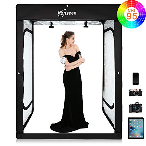 Professional Photography Studio Dimmable LED Large Shooting Tent Cube 47x39x78 inch Photo Video