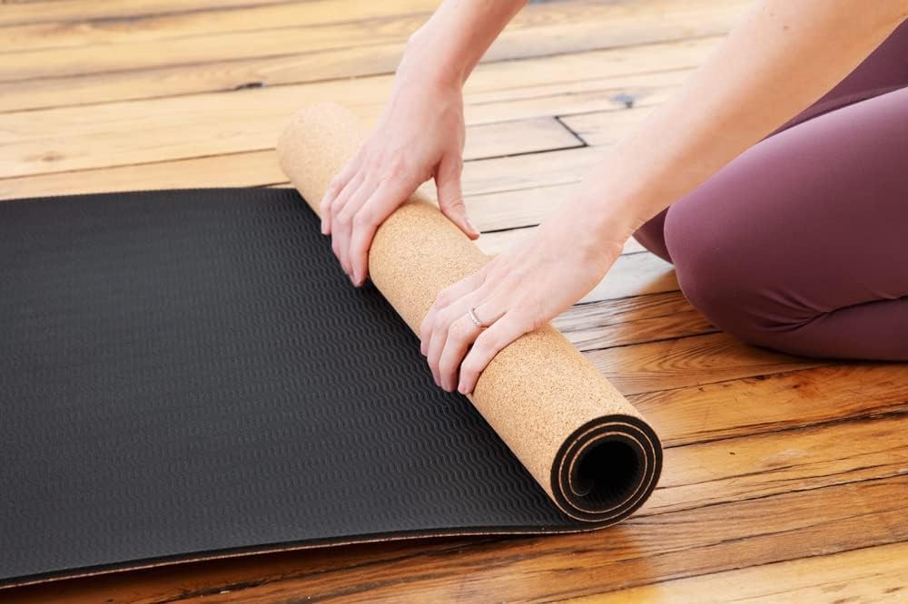 Alo Yoga Yoga Accessories Store Sol Living Natural Cork Yoga Mat Yoga Mat  Stretching Pilates Meditation Exercise Mat Gym Equipment Non Slip Portable  Travel Yoga Accessories Foldable Workout Mat 24" X ...