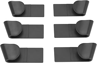 6Pcs Pot Lid Organizer for Cabient, ABS Punch Free Pot and Pan Lid Storage Rack, Wall Mounted Pot Lid Holder, Pot Lid Holder Kitchen Hacks, Household Pot Lid Hanger for Home Kitchen