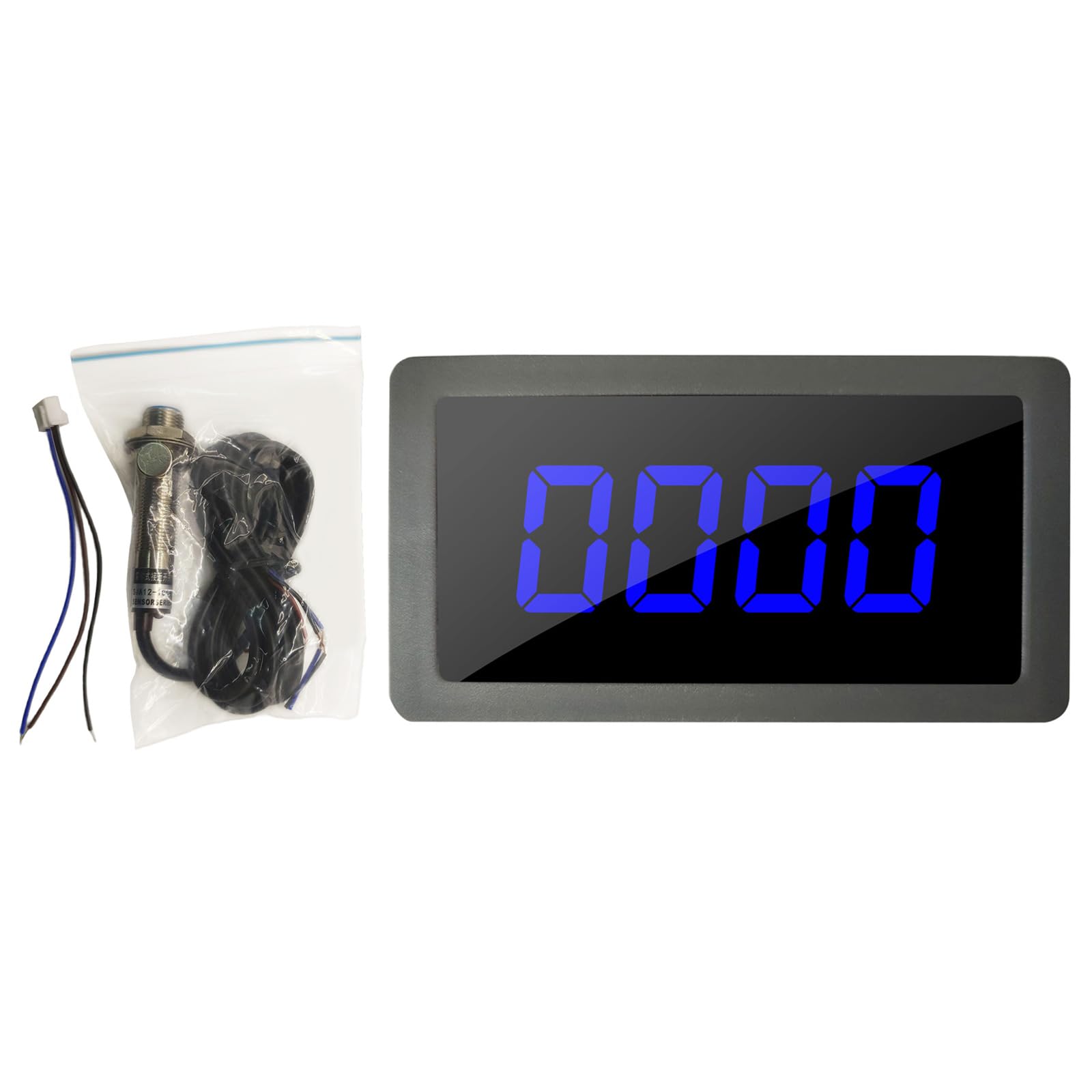 Digital Speed Display for Motors LED Tachometer with High Accuracy Measurement & Sensorings Simple Installation Lathes Speed Monitors
