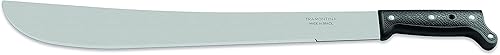 Tramontina Machete de 24 pulgadas con mango de plástico negro texturizado Tramontina Machete de 24 pulgadas con mango de plástico negro texturizado