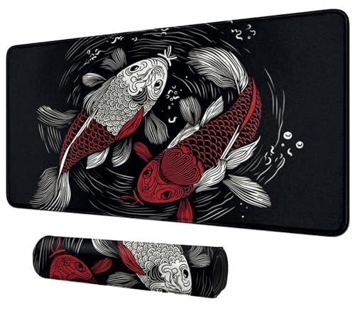 Image of Card Mat for MTG & TCG Playmat,Koi Fish