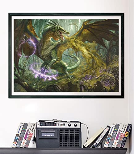 Dungeons & Dragons Dragons-1000 Pezzi-Puzzle Adulti, Made in Italy, Multicolore, 39734 - Gadget - Immagine 5