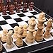 ziphia Wooden Chess Pieces Only, 32 Pieses Standard Tournamen Staunton Wood Chessmen - 3.05 Inch King / Storage Bag / Gift Package Replacement of Missing Piece