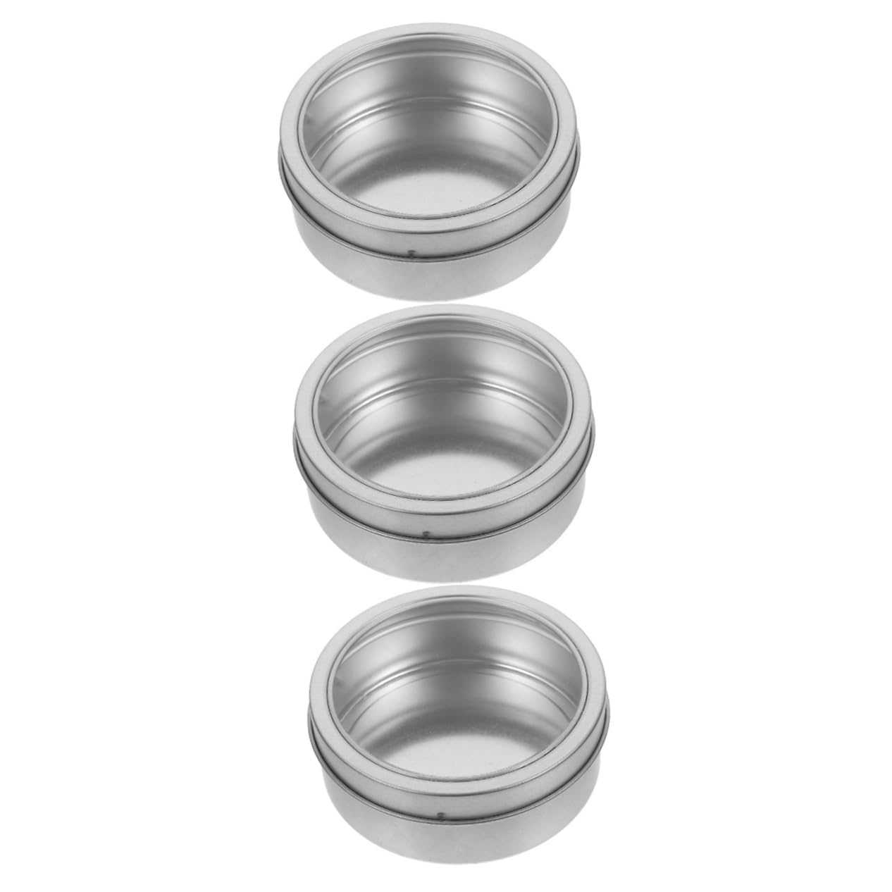 Juego de 3 recipientes magnéticos de metal redondos portátiles para cocina y barbacoa, fácil de fijar al refrigerador, ideal para hierbas, condimentos y especias