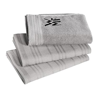 WMF Küchenhandtuch-Set 3-teilig, Baumwolle Küchentücher, 2 Geschirrtücher, Handtuch, Geschirrhandtuch