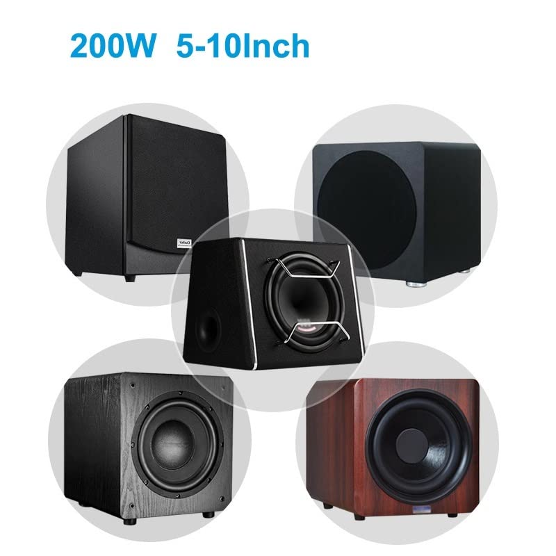 1 PCS 200W Subwoofer Crossover 50Hz Subwoofer Home Theater Stereo Bass Car Audio Bass Crossover Filter