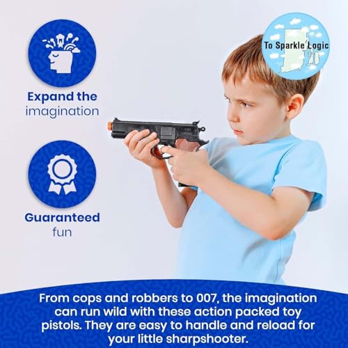 Sparkle Logic GW-CAPPI Dual Set Cap Gun Toy Handgun Set thumb #5