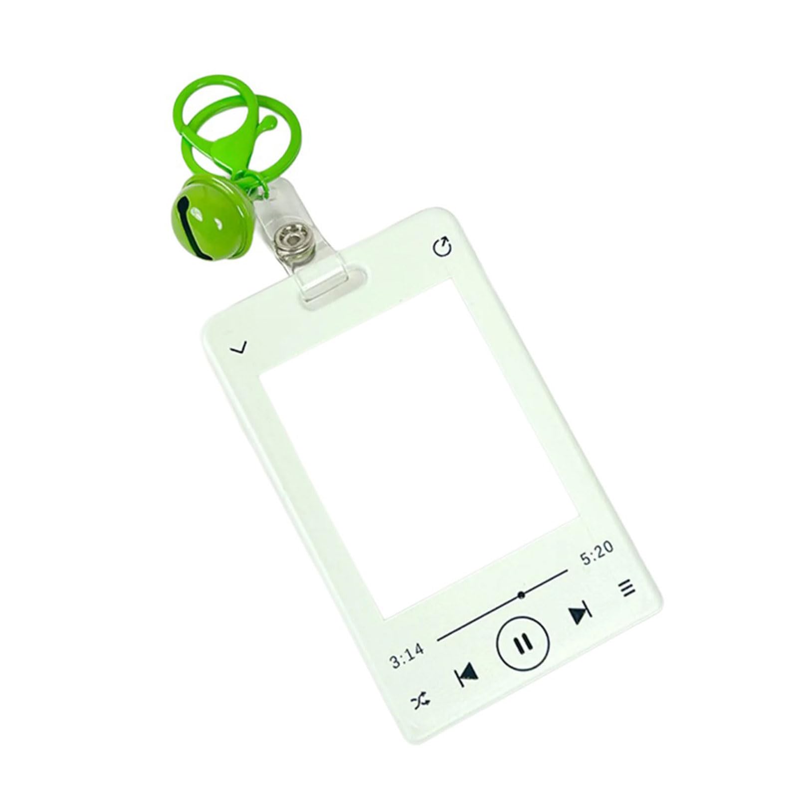 Maxtonser Photocard Holder with Pendant Keychain Bus Card Protector Music Player Theme Card Holder Credit Card Sleeve Covers