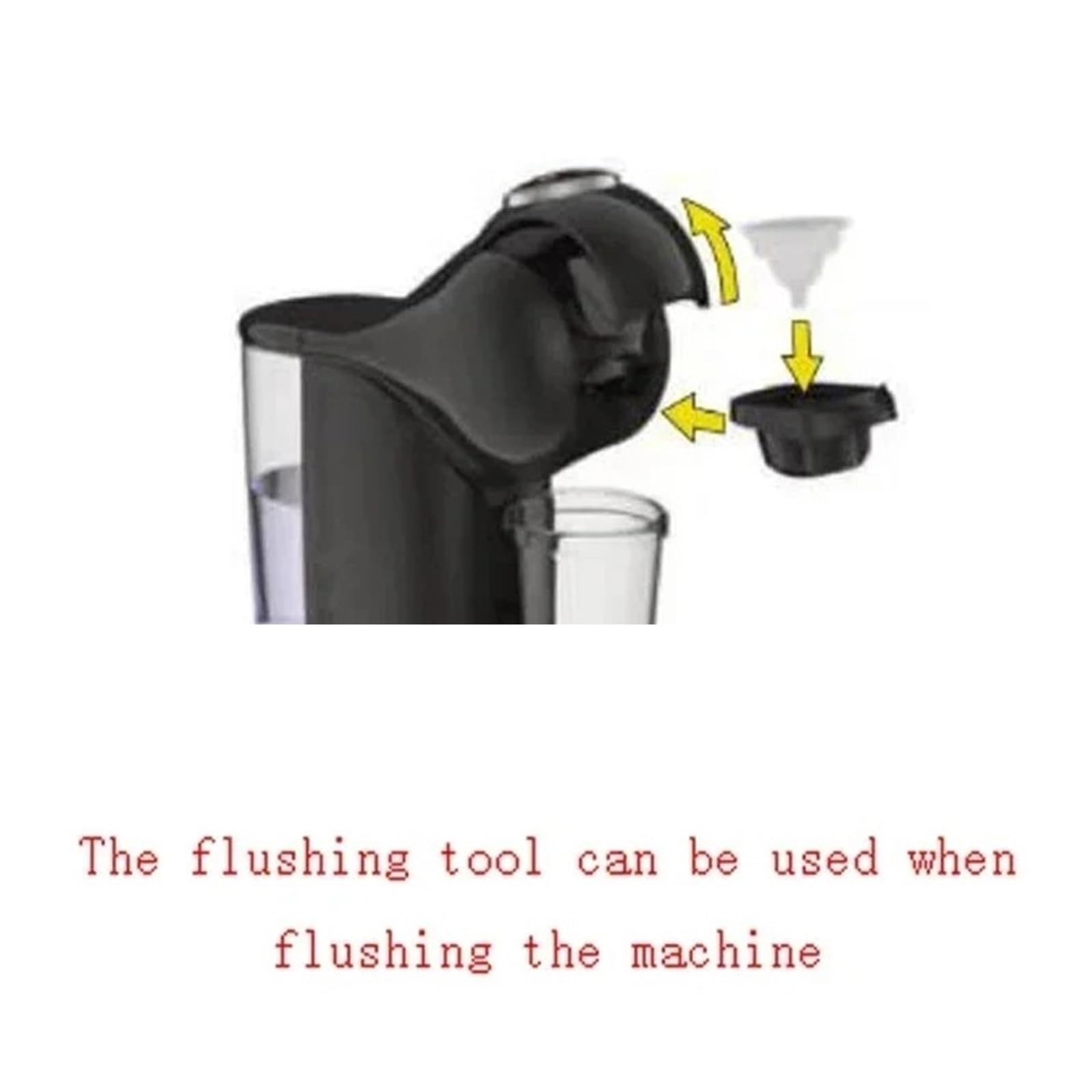 Generico Compatible con Dolce Gusto Accesorios para máquina de café | Adaptador descalcificación y limpieza