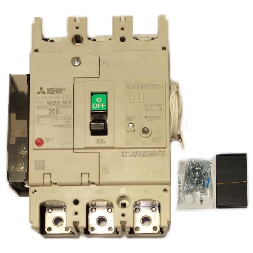 Amazon.co.jp: NF250-NCV 3P 200A 100/200V 単相3線回路専用遮断器