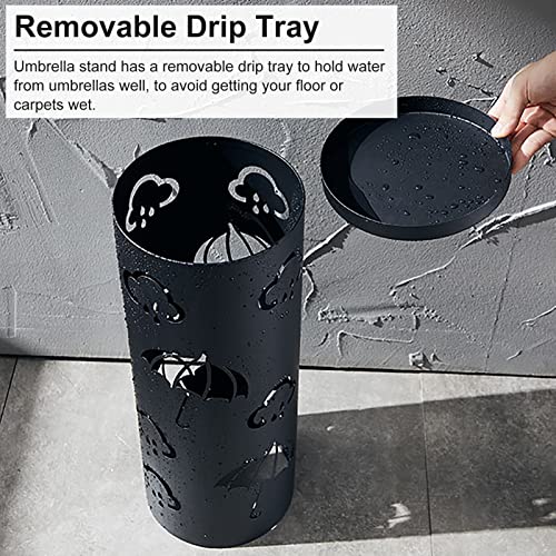 Porte-parapluie gain de place pour une entrée moderne et propre
