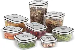 Kit Potes Herméticos de Plástico Electrolux - Cinza 1x8 unidades