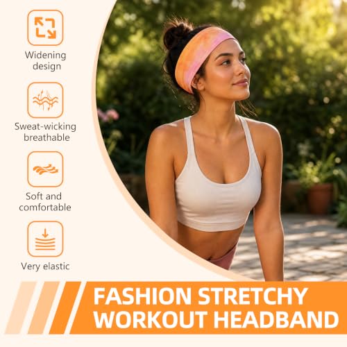 Image of Headbands for Women 8PCS, Summer-Exclusive Elastic Non Slip Hair Head Bands