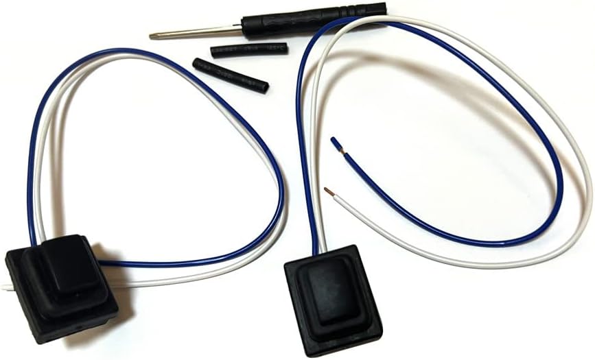 Front Door Chrome Exterior Door Handle Small Button Switch Compatible with Hyundai Tucson 2016-2018 82651D3710 82661D3710 2PCS