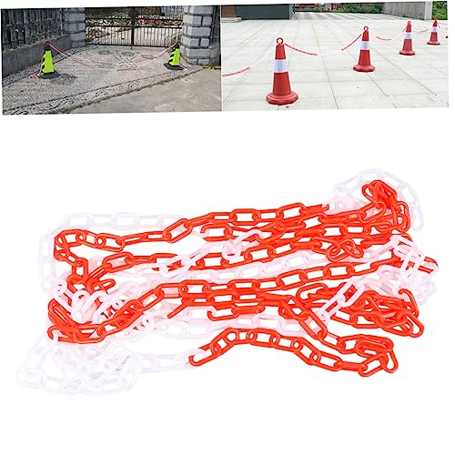 HEALLILY 3 Rolos Corrente De Barreira De Segurança De Estacionamento Corrente Amarela Barreiras De C