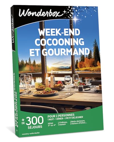 Idée cadeau séjours Wonderbox week-end cocooning pour faire plaisir