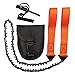 Produktbild Cozywind Handkettensäge mit 33 Zähnen für Garten und Camping Survival Jagd Baumschnitt oder Notfall-Kit + Kompass Feuerstarter (24 Inches)schwarz