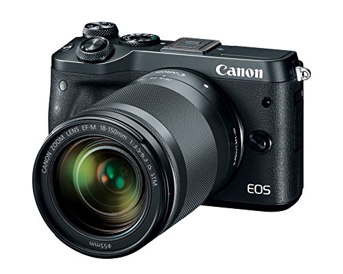 Amazon Canada: Canon EOS M6 (Black) 18-150mm f/3.5-6.3 is STM Kit, 100