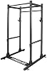 Body-Solid Powerline PPR1000 Power Rack - Steel Frame Squat Cage with J-Cups and Safety Pipes for Home Gym Strength Training