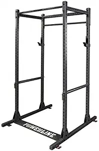 Body-Solid Powerline PPR1000 Power Rack - Steel Frame Squat Cage with J-Cups and Safety Pipes for Home Gym