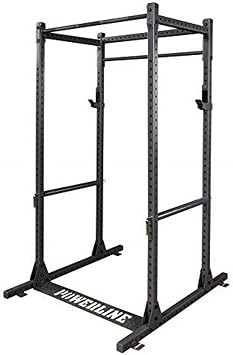 Body-Solid Powerline PPR1000 Power Rack - Steel Frame Squat Cage with J-Cups and Safety Pipes for Home Gym Strength Training