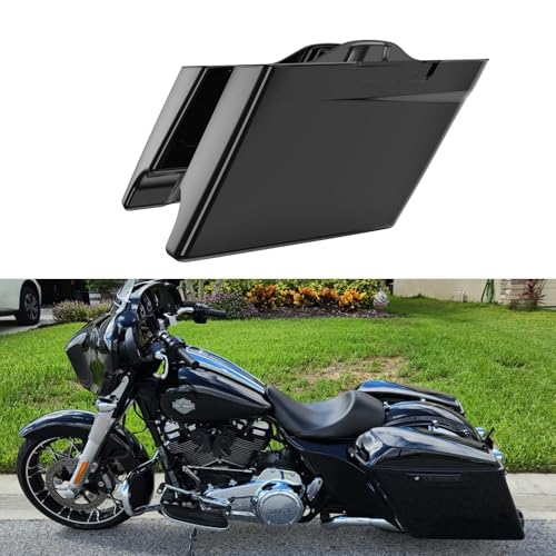 Advanblack Harley Motorcycle Saddlebags, 4.5