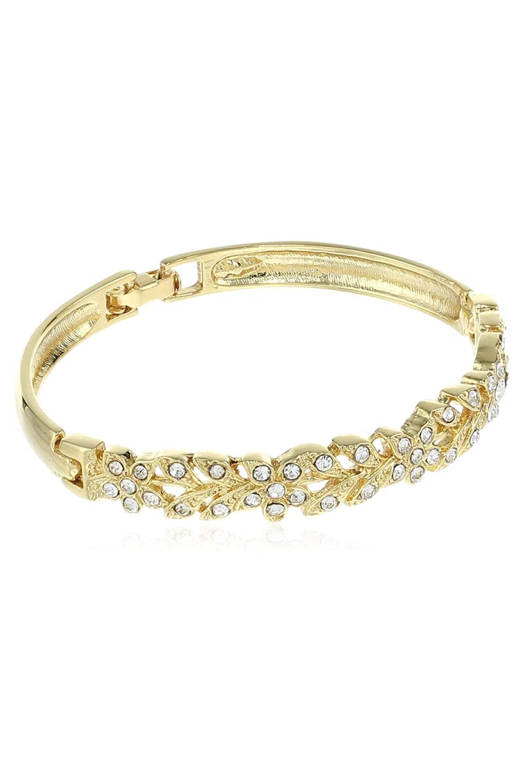 Crystal Studded Bangle Bracelet